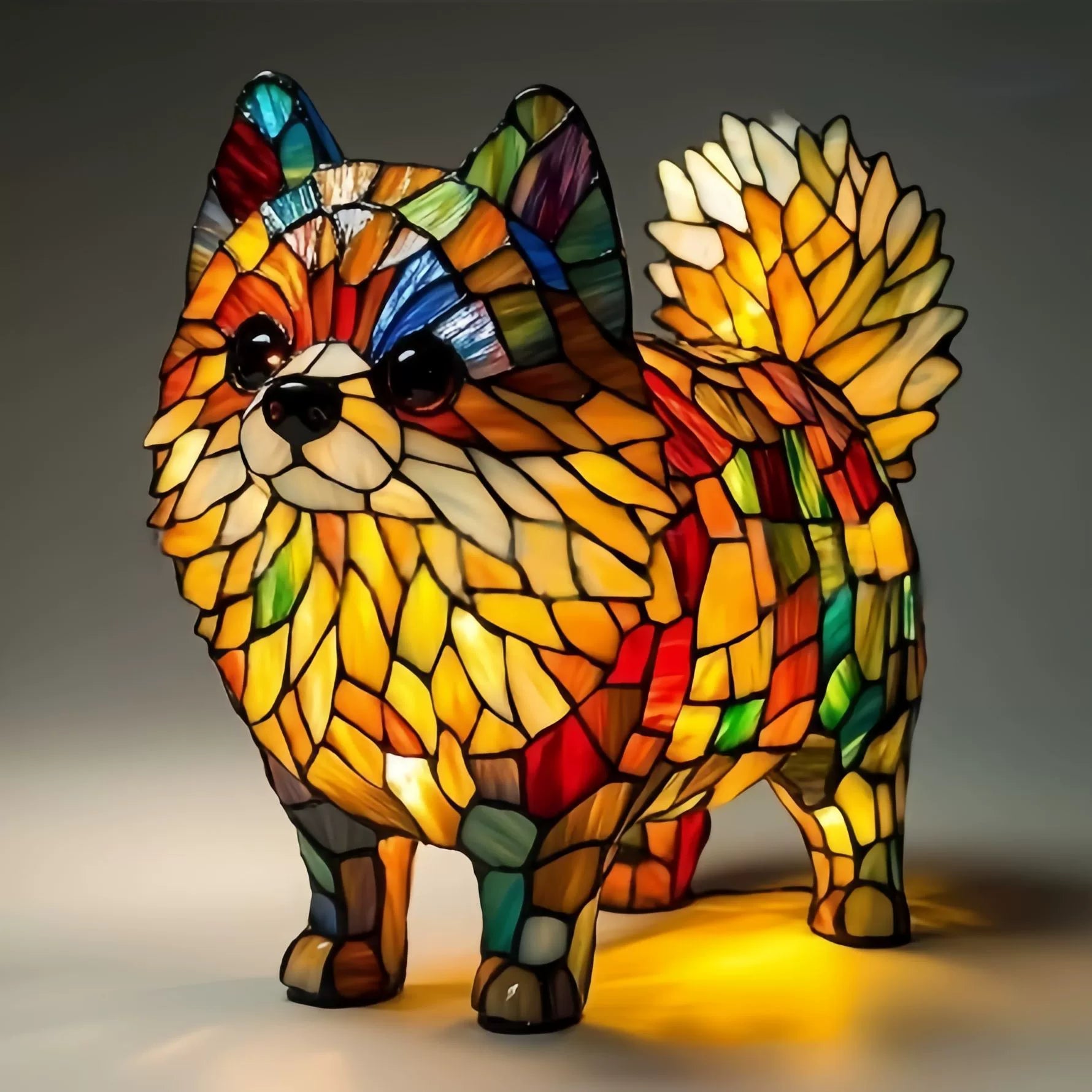 NIMVAYA® Luminous Beast – LED Art Sculpture Night Light