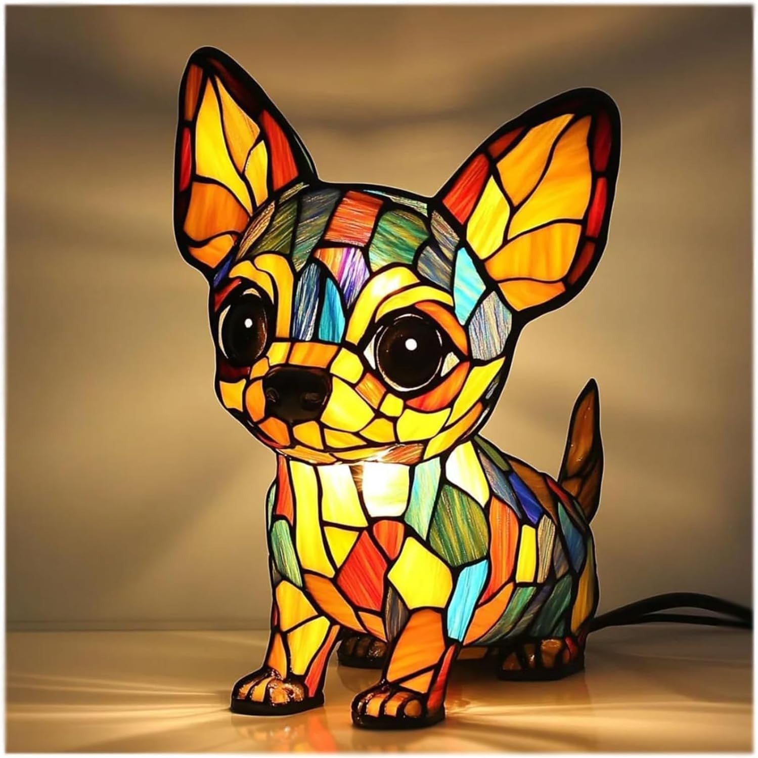 NIMVAYA® Luminous Beast – LED Art Sculpture Night Light