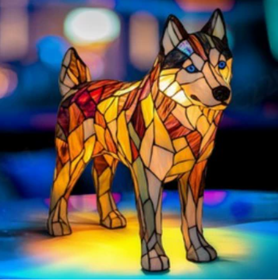 NIMVAYA® Luminous Beast – LED Art Sculpture Night Light