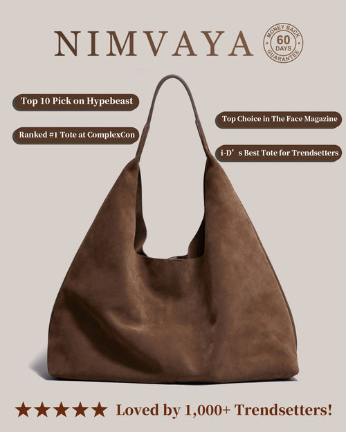 Nimvaya® Urban Muse Suede Tote